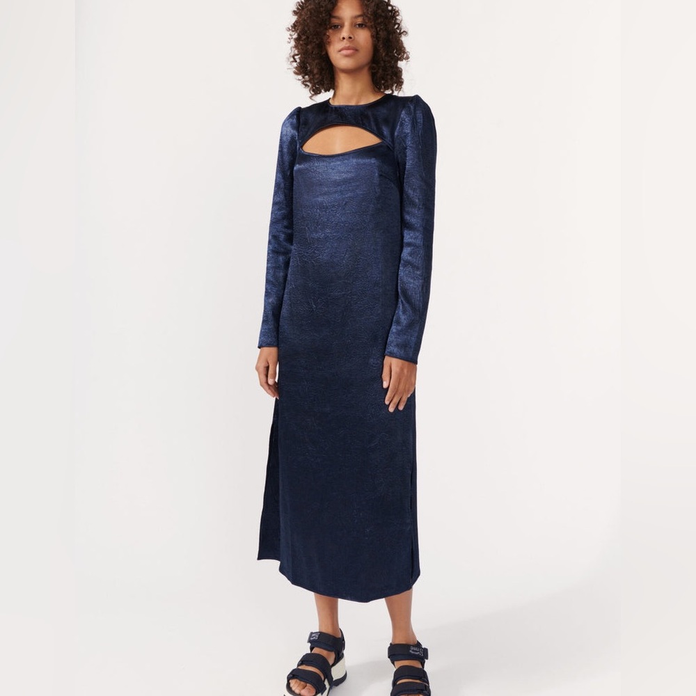 BAUM UND PFERDGARTEN NWT Aneto Dress Navy sz 38 | sz 12